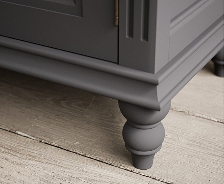 Francis Oak and Charcoal Grey Painted Extra Large Sideboard | Oak ...