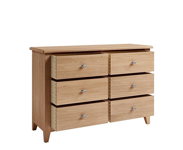 Skylar Light Oak 6 Drawer Chest
