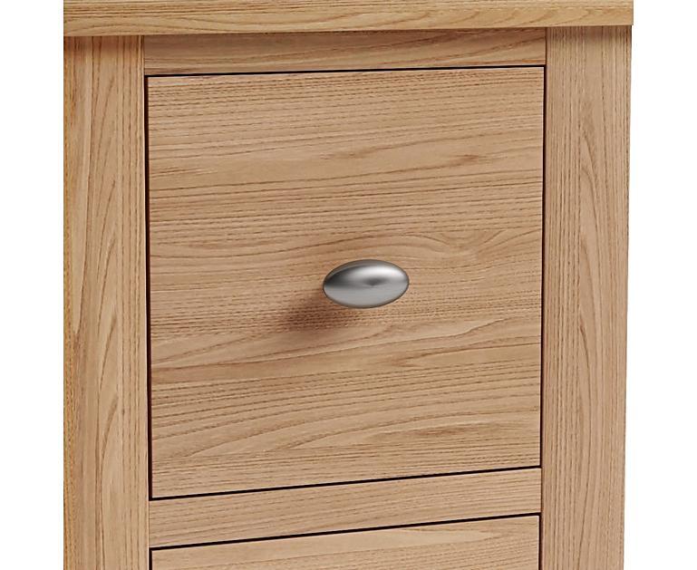 Skylar Small Light Oak Bedside Table Oak Furniture Superstore