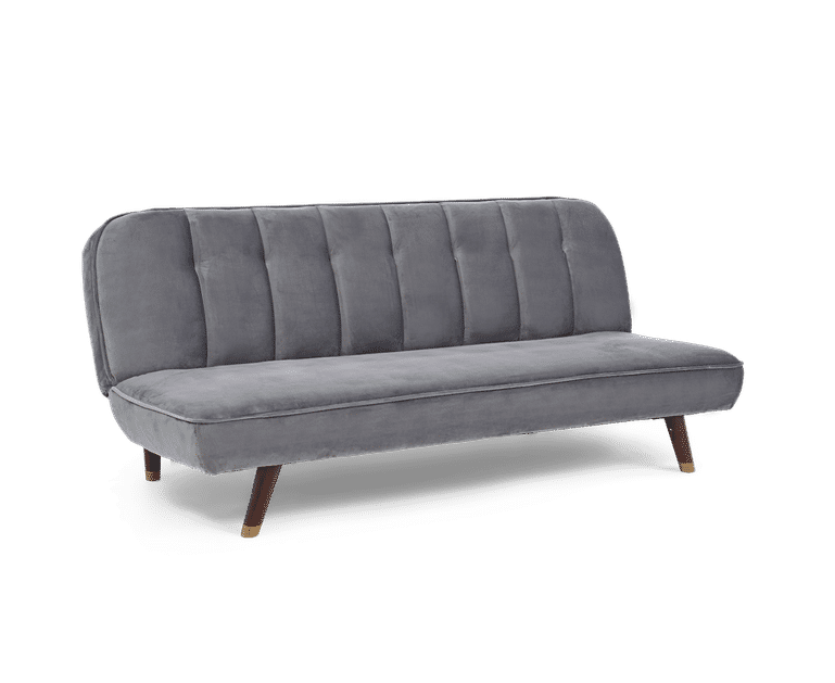 Julietta Sofa Bed in Grey Velvet