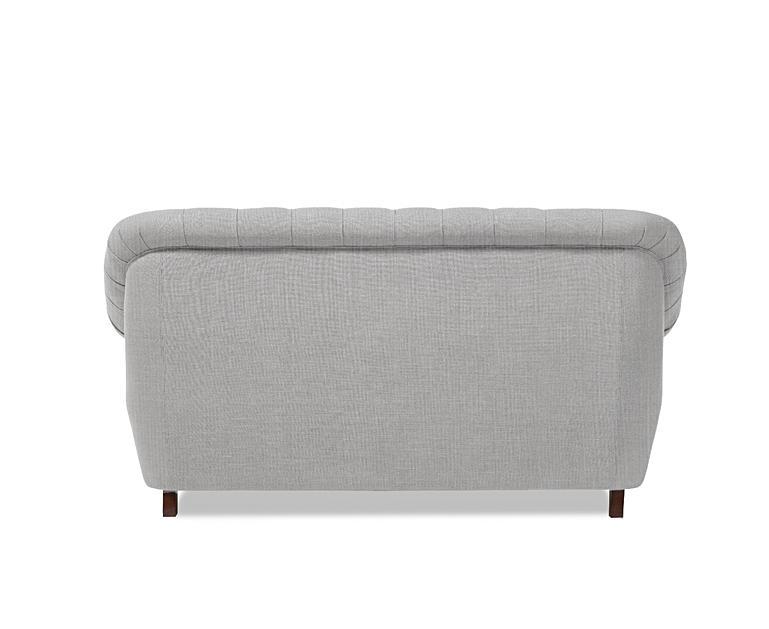 Eva Chesterfield Fabric TwoSeater Sofa