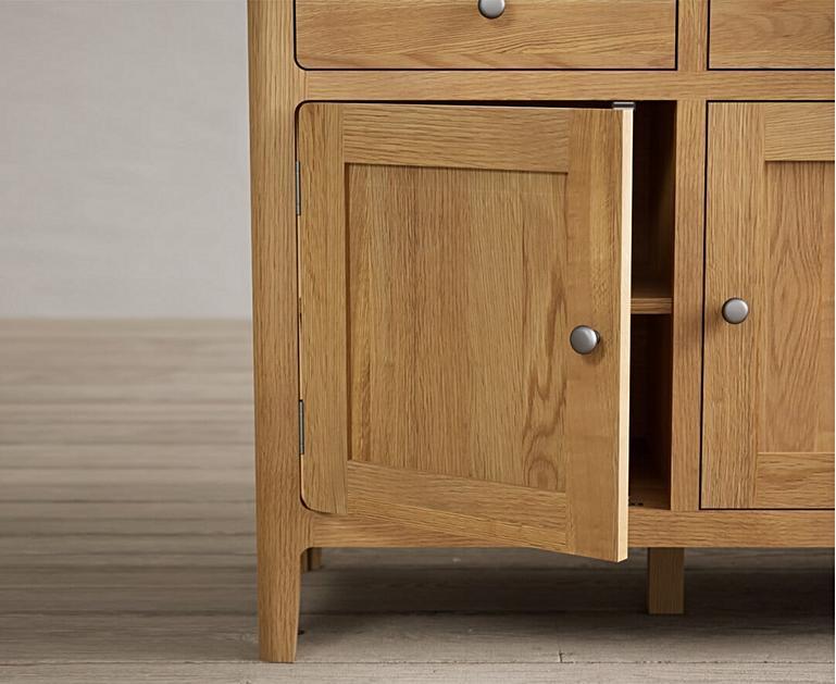 Loxton Solid Oak Large Sideboard Oak Furniture Superstore