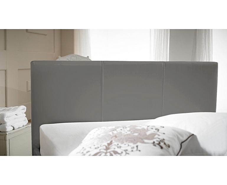 Madrid Grey Faux Leather Ottoman King Size Bed Oak Furniture Superstore