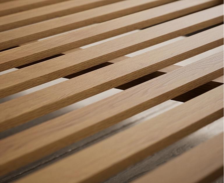 Weymouth Oak and Light Grey Painted Kingsize Bed Oak Furniture Superstore