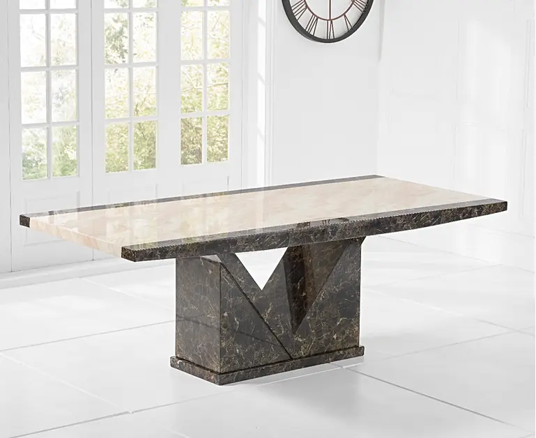 Tenore 220cm Extra Large Marble Dining Table