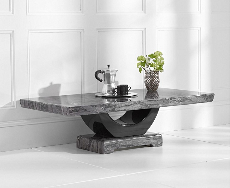 Raphael  Dark Grey Marble Coffee Table