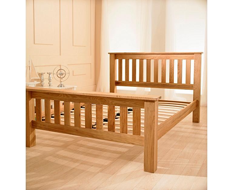 Dulwich Solid Oak Super King Size Bed
