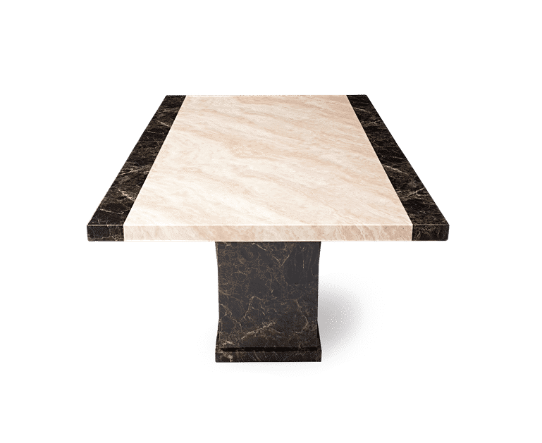 Tenore 180cm Marble Dining Table Oak Furniture Superstore