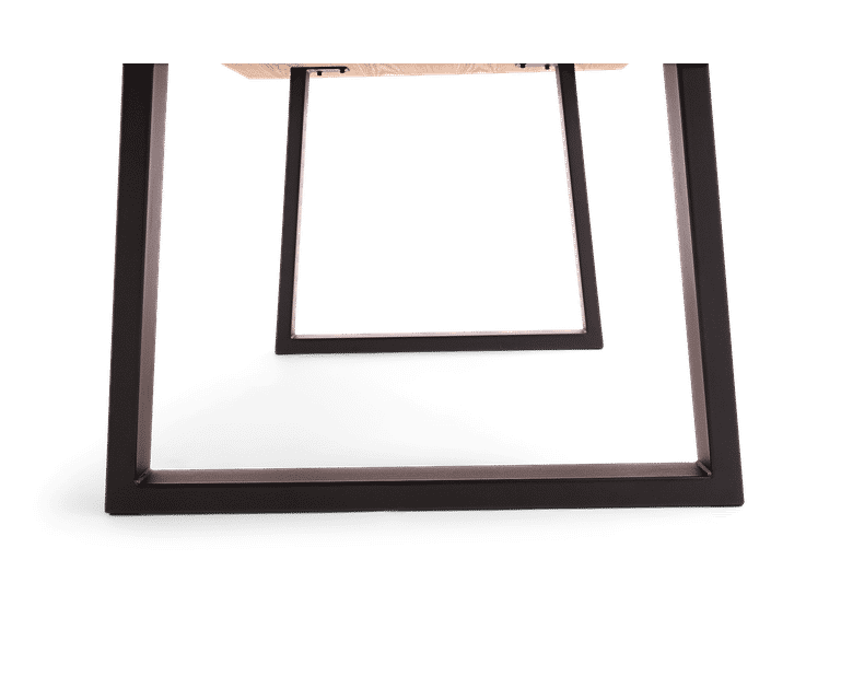 Urban 180cm Industrial Dining Table with Larson Chairs Oak Furniture