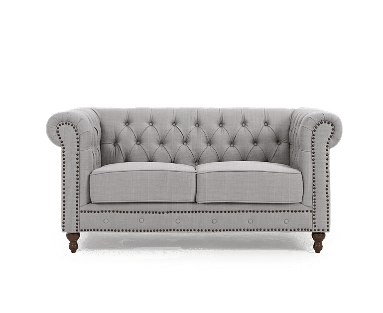 Westminster Chesterfield Linen 2 Seater Sofa