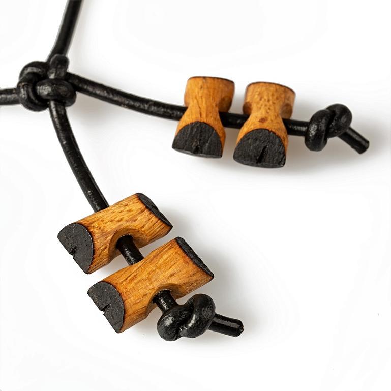 Gilwell Park Scouting Oak Wood Badge 4 Beads in Box Leaders