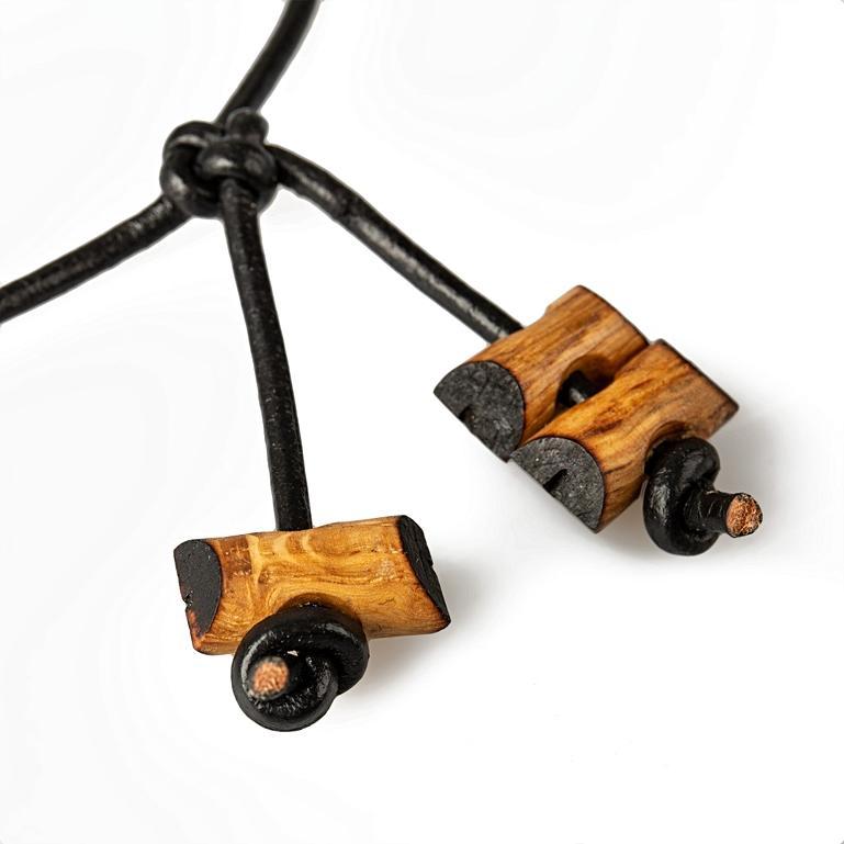 Gilwell Park Scouting Oak Wood Badge 3 Beads in Box Leaders