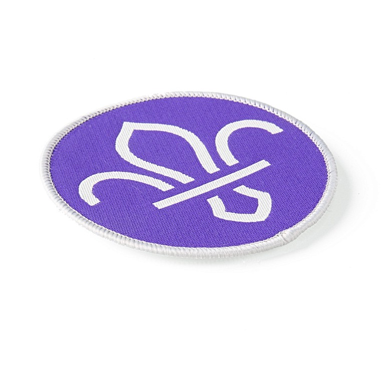 Fdl Fleur De Lis Woven Fun Badge Accessories