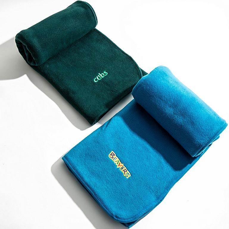 Beaver Scouts Blue Fleece Blanket 170 x 130cm Accessories