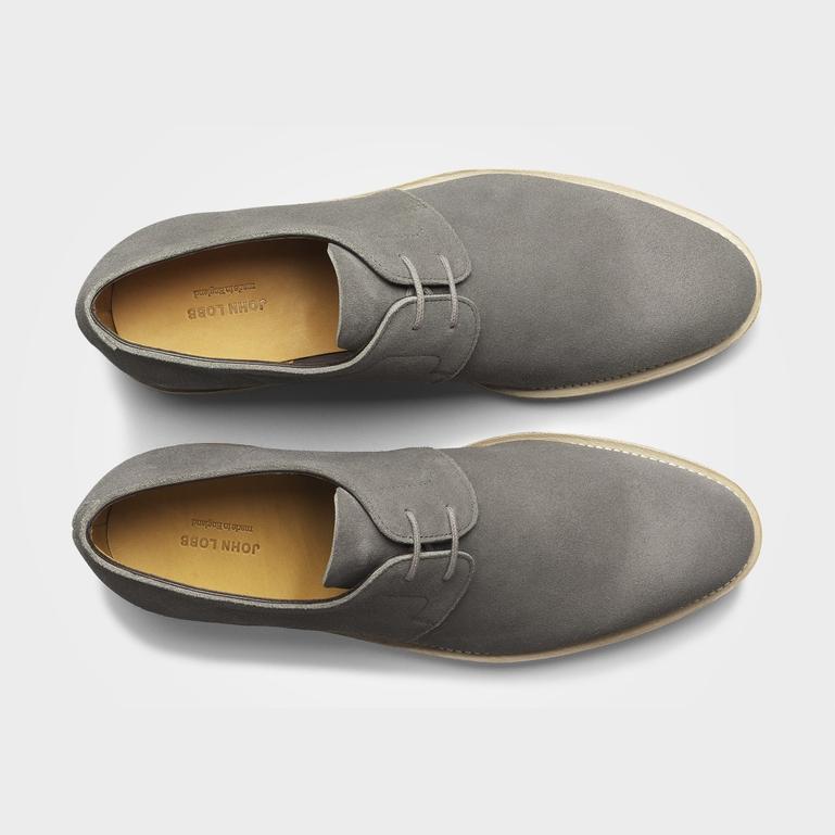 JOHN LOBB　ジョンロブ ドリフト Drift 6E スエード シューズ ジョンロブ DRIFT(ドリフト)プレーントゥ スエード ブラウン 8695