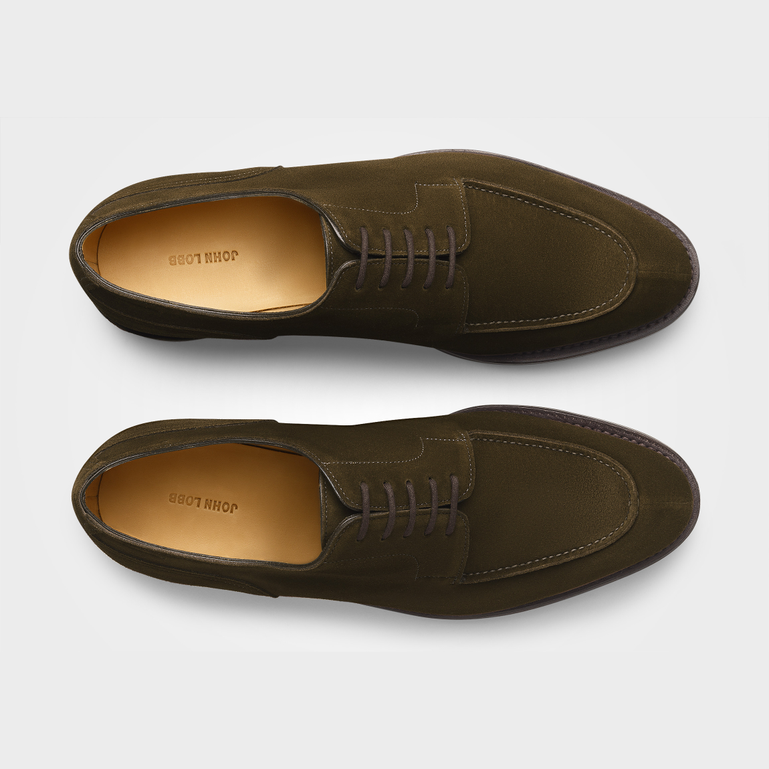 JOHN LOBB HARLYN ダークブラウンスエード UK6E ラバーソール 純正シューツリー付き】ジョンロブ JOHN LOBB ハーリン HARLYN