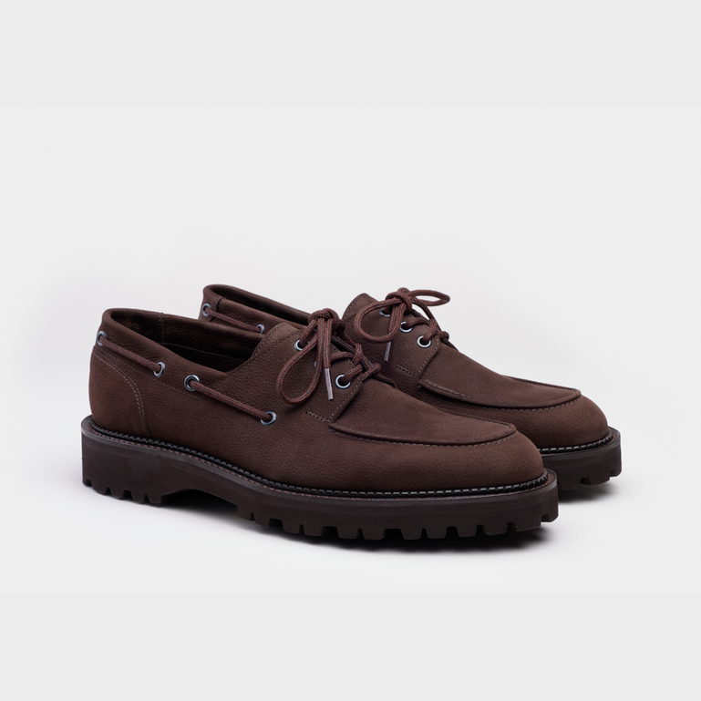 ジョンロブ　JOHN LOBB （6.5） 革靴　デッキシューズ　スウェード　黒 JOHN LOBB 良品 ジョンロブ UK6.5E モンクストラップ DELANO