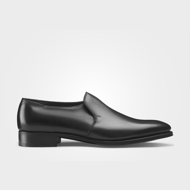 靴 JOHN LOBB Edward Oxford Calf John Lobb - Edward Black Calf Dress Shoes | Mitchell Stores