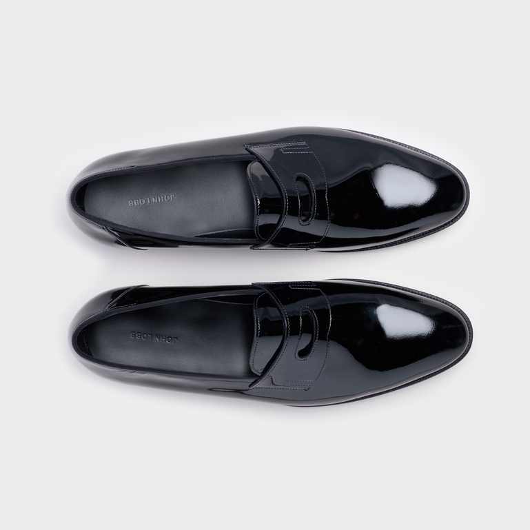 ※売り切り値下げJohn Lobb 90s 6E プレートトゥ　ブラック ジョンロブ 6E【貴重☆DARBYラスト/PARISロゴ時代/WIDNER