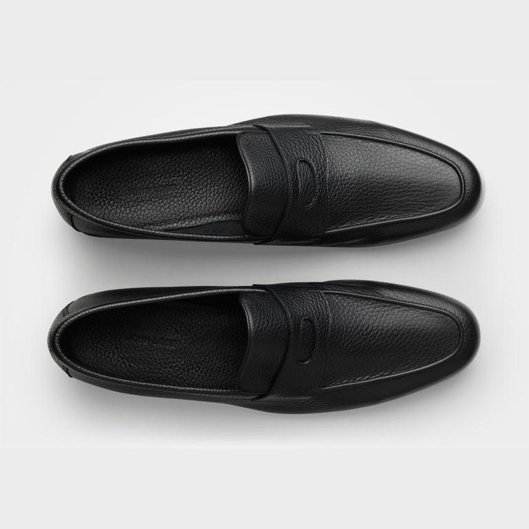 JOHN LOBB Thorne ローファー John Lobb Thorne Pebble-Grained Leather Penny Loafers | Saks
