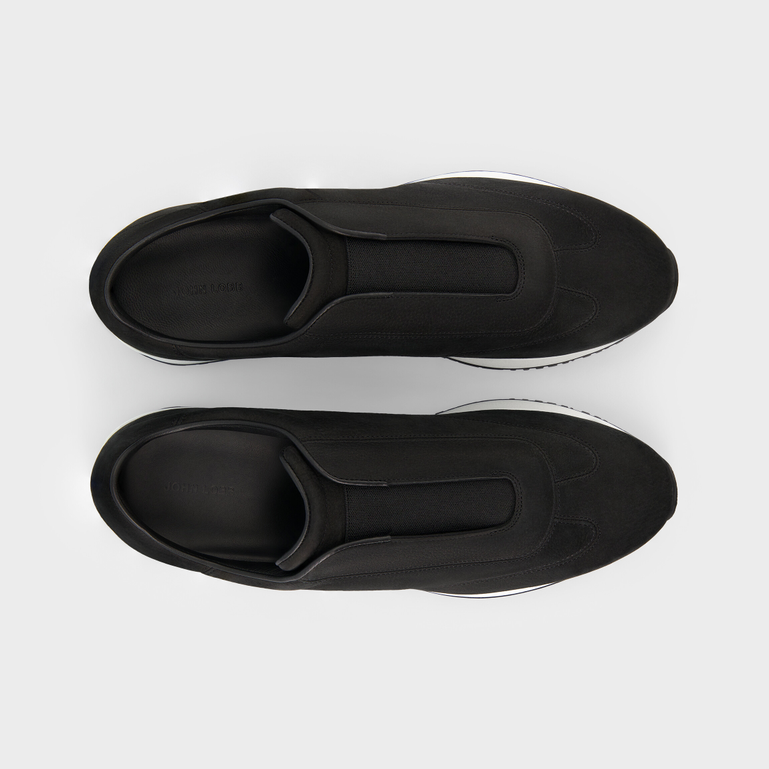 【JOHN LOBB】Lift ロートップ レザースニーカー John Lobb Leather Lift Slip-On Sneakers | Harrods US