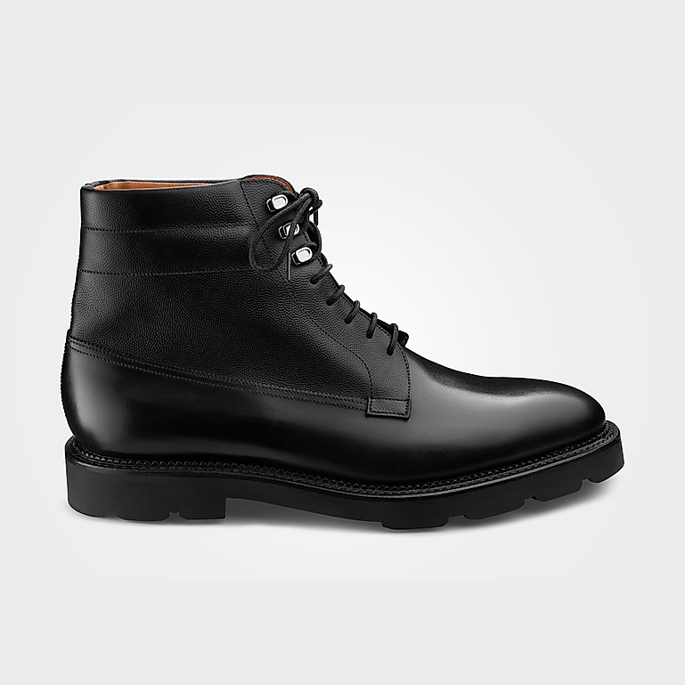 John Lobb ALDER レースアップブーツ ブラック　７E alder_black_museum_calf_profil