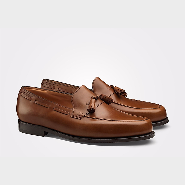 John Lobb Bourbon Bespoke Ostrich Quill Tassel Loafer Sz 7E John Lobb Bespoke | eBay main image 4