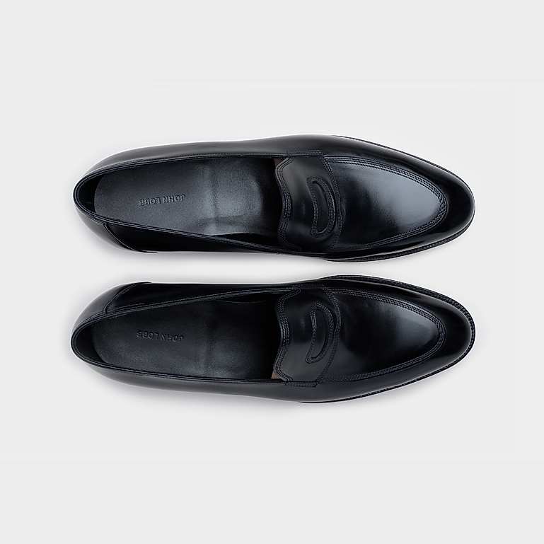 John Lobb Classic Black Leather Loafers John Lobb | Lopez | Shoes main image 4