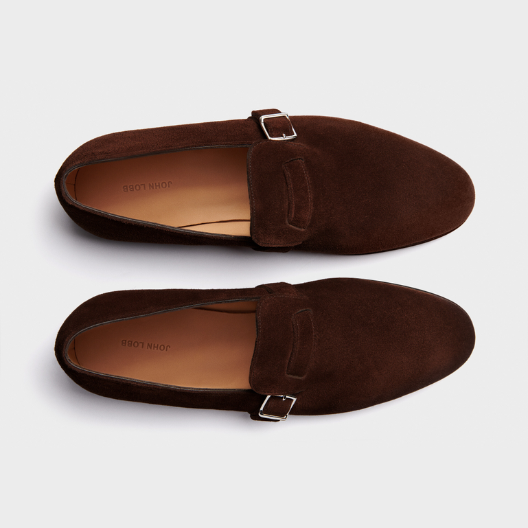 ジョンロブ　デラーノ　サイズ6Eワイズ　ブラックスエード Mens Luxury Shoes | Delano II | John Lobb シューズ