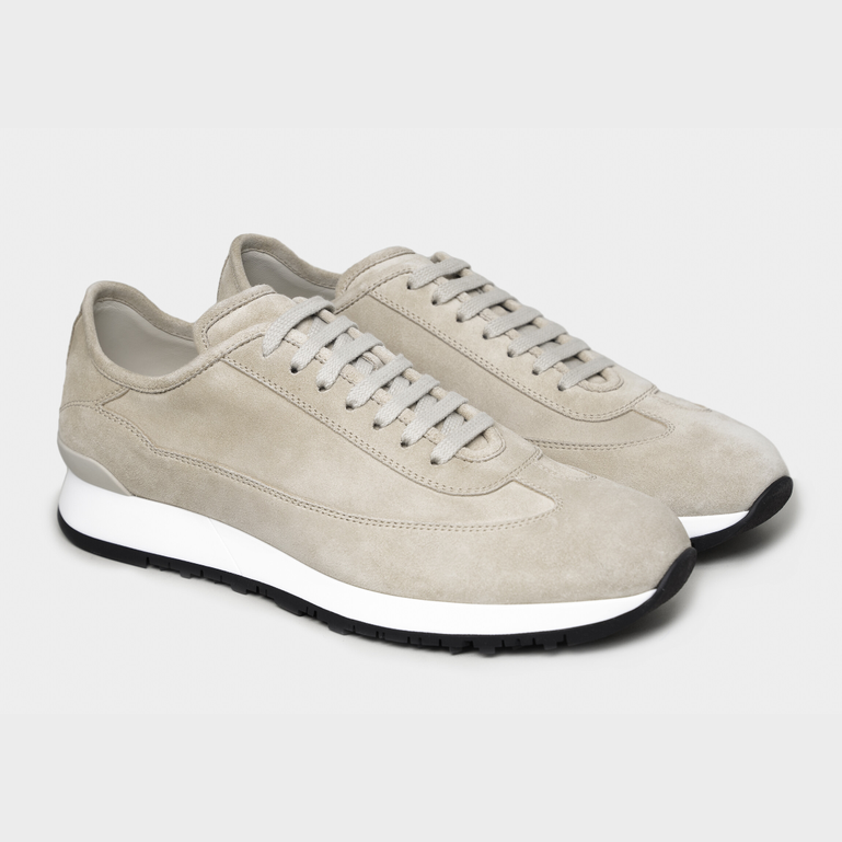 John Lobb ★Foundry II レザー ロートップ スニーカー ダークブラウン Foundry II フルグレインレザー スニーカー