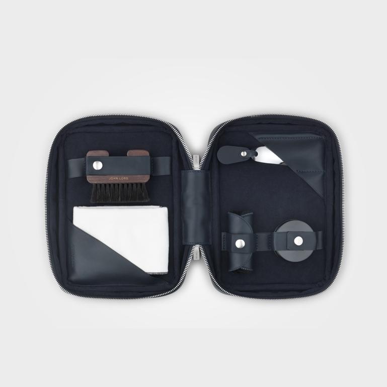 小物 JOHN LOBB Buffing Glove Navy Calf John Lobb | Buffing Glove | Shoe Care