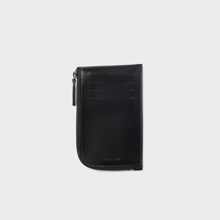 John Lobb | Flat Card Holder with Zip | Accessories