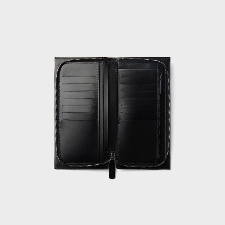 John lobb 財布 黒 John Lobb | Rasp Travel Billfold Wallet | Accessories