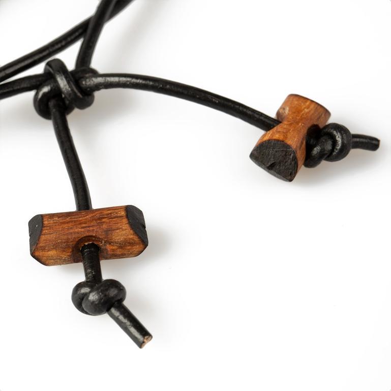 Gilwell Park Scouting Oak Wood Badge 2 Beads in Box Insignia