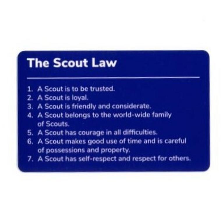 Scouts Promise Card Atheist / Non Religious Accessories