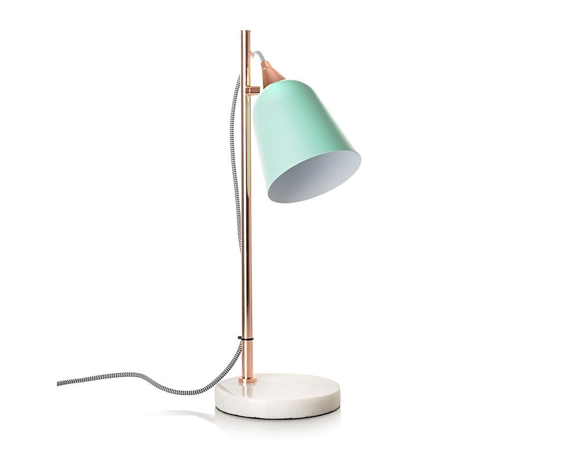 Mint Table Lamp with Marble Base Oliver Bonas