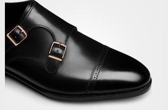 Mens Luxury Shoes Philip Ii Double Buckle John Lobb 紳士靴
