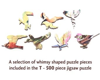 500 Piece Jigsaw Puzzle Brand NEW British Birds Collection GARDEN BIRDS 