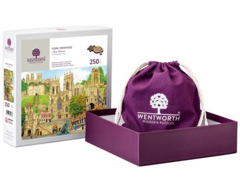 Details about   WENTWORTH WOODEN JIGSAW PUZZLE YORK MONTAGE  250 Pieces 