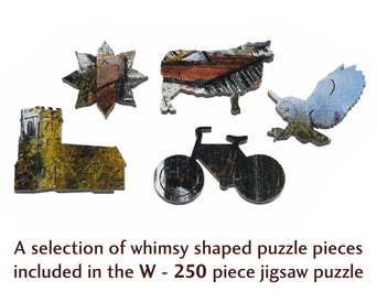Whimsy Wood Jigsaw Puzzle-Little Stone Church-500 pc wood puzzle 