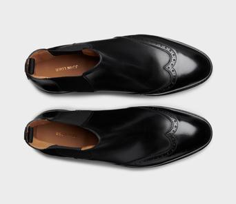JOHN LOBB HALDON UK7E ダークオークカーフ 2アイレットダービー