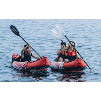 Details about   Aluminium Paddle for Kayak Double Blade Length Adjustable Surfing Accessories 