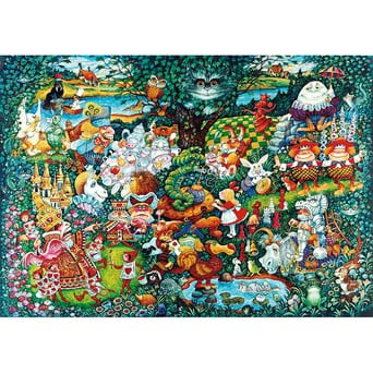 Jigsaw Puzzles 1000 Pieces, Rose Town - Painting Puzzles for