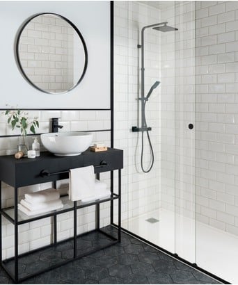 Metro Tiles Topps, Bathroom White Tile