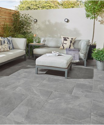 Everscape Enis Topps Tiles, Outdoor Slate Tile