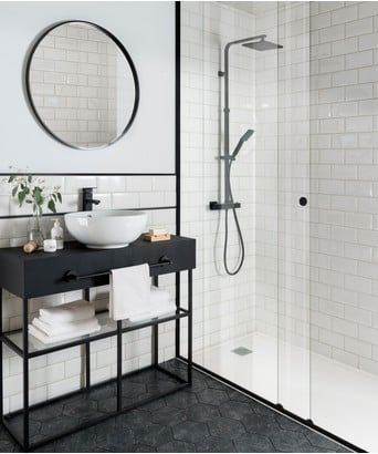 Metro Tiles Topps, White Metro Tile Bathroom Ideas