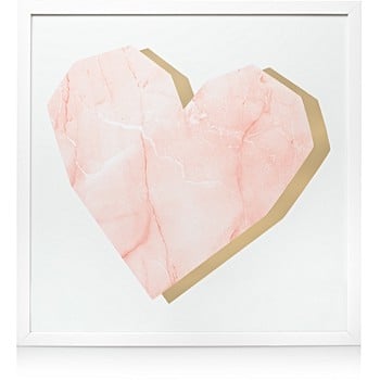 Heart of Stone Foiled Wall Art