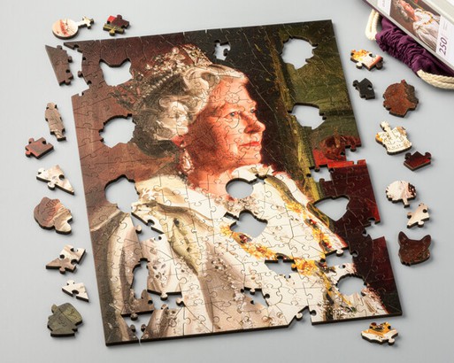 Wooden Jigsaw Puzzle-CLEVER CORGI-2
