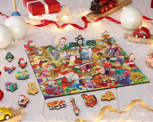 Advent Calendar Puzzle - Santa's Workshop Seasonal Jigsaw Puzzles