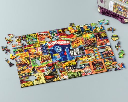 Classics 1000 Piece Books Puzzle by Happily Puzzles • Puzzle Weekend